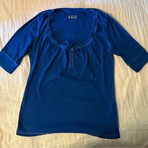 Victoria’s Secret Blue draw-string shirt. Size XL.